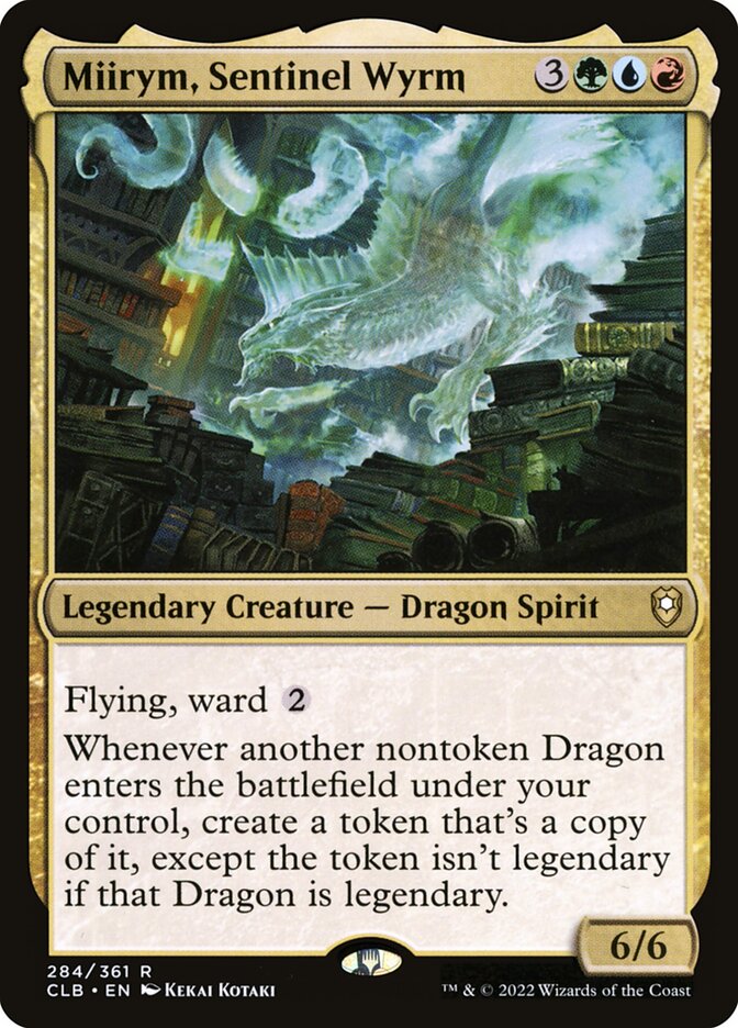Miirym, Sentinel Wyrm 284 (Commander Legends: Battle for Baldur's Gate)  - Foil