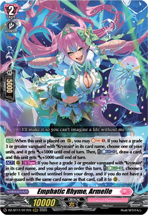 Emphatic Rhyme, Armelle (DZ-BT11/017EN) [Symphony of Might & Bloom]