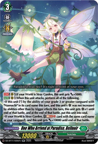 One Who Arrived at Paradise, Bellnoir (DZ-BT11/035EN) [Symphony of Might & Bloom]