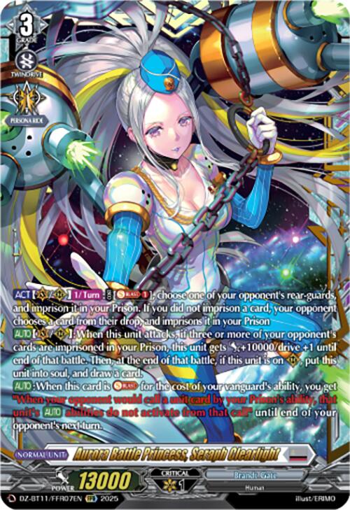 Aurora Battle Princess, Seraph Clearlight (DZ-BT11/FFR07EN) [Symphony of Might & Bloom]