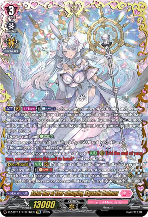 Fated One of Ever-changing, Krysrain Cadenza (DZ-BT11/FFR16EN) [Symphony of Might & Bloom]