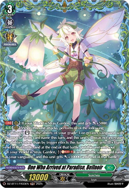 One Who Arrived at Paradise, Bellnoir (DZ-BT11/FR33EN) [Symphony of Might & Bloom]