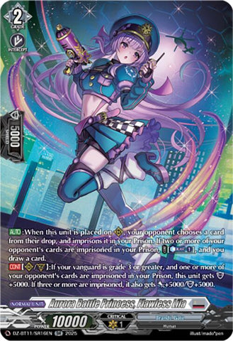 Aurora Battle Princess, Flawless Lila (DZ-BT11/SR16EN) [Symphony of Might & Bloom]
