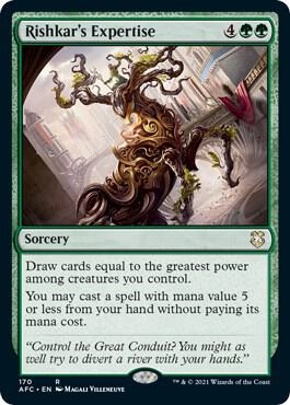 Rishkar's Expertise 170/62 (Commander: Adventures in the Forgotten Realms) 