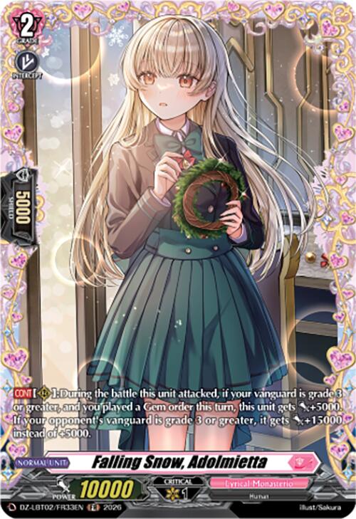 Falling Snow, Adolmietta (DZ-LBT02/FR33EN) [Lyrical Monasterio Season of Wonders]