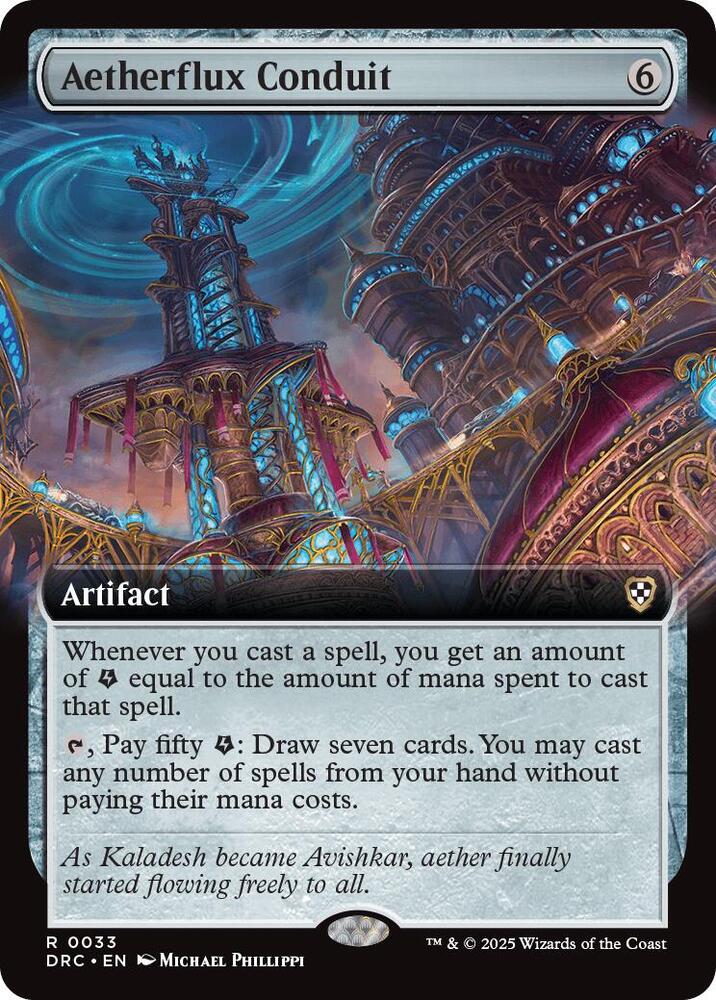 Aetherflux Conduit Extended Art (Commander: Aetherdrift) 