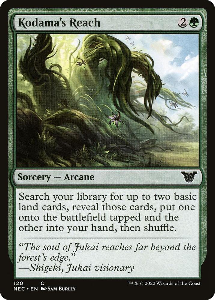 Kodama's Reach 120 (Commander: Kamigawa: Neon Dynasty) 