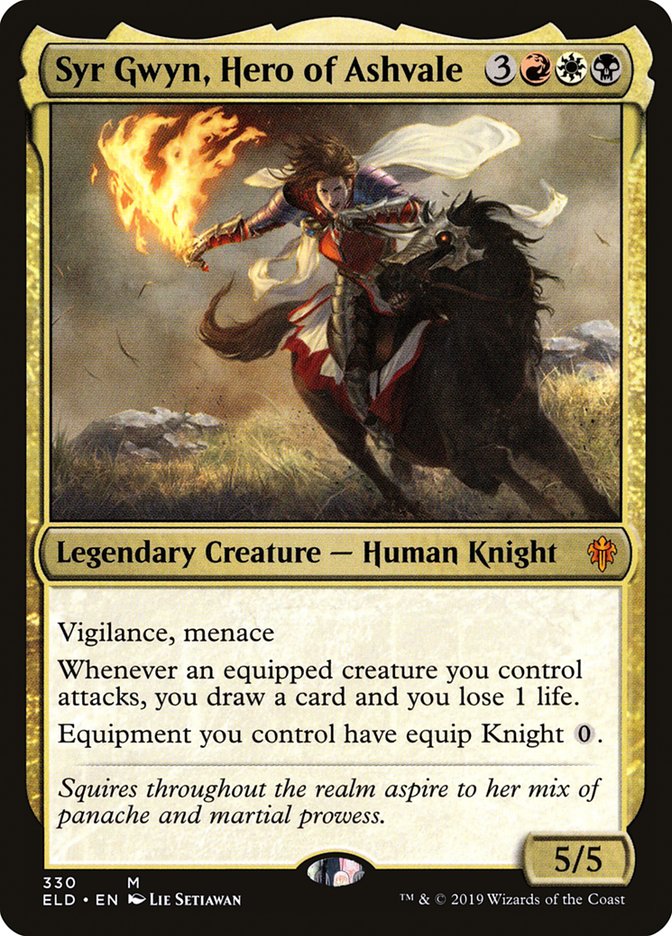 Syr Gwyn, Hero of Ashvale 330/269 (Throne of Eldraine)  - Foil