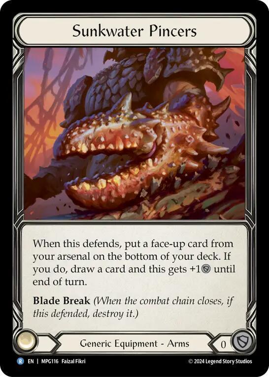 Sunkwater Pincers (Mastery Pack Guardian)  - Cold Foil