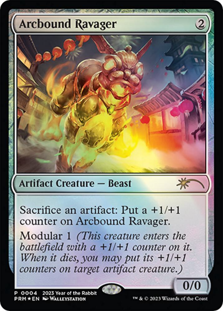 Arcbound Ravager 4/4 (Unique and Miscellaneous Promos)  - Foil