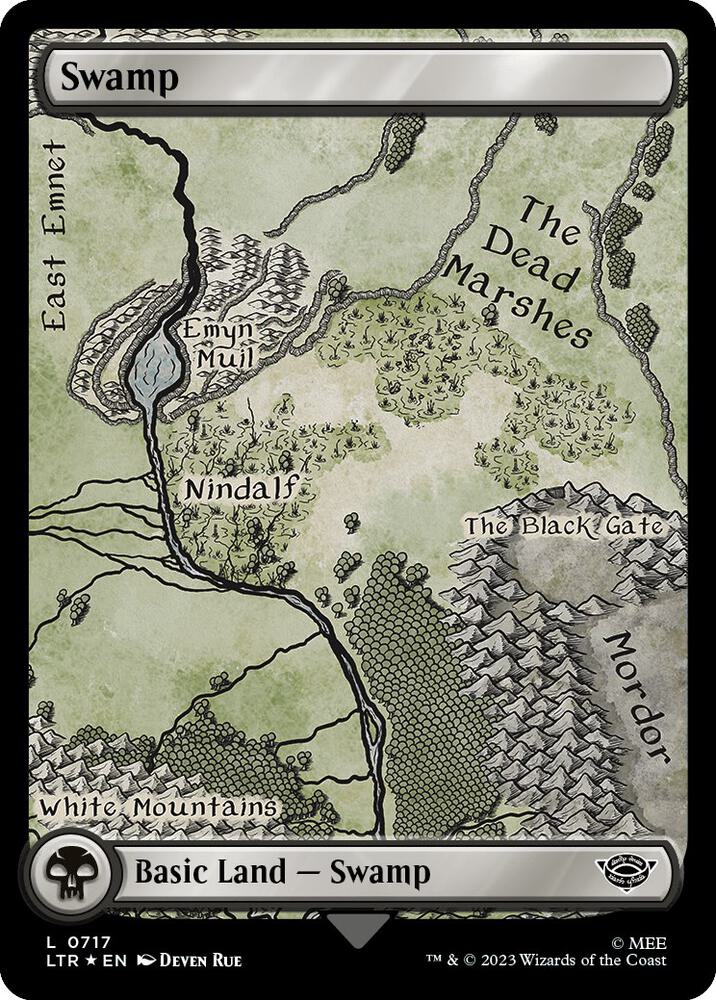 Swamp 0717 Surge Foil (Universes Beyond: The Lord of the Rings: Tales of Middle-earth)  - undefined