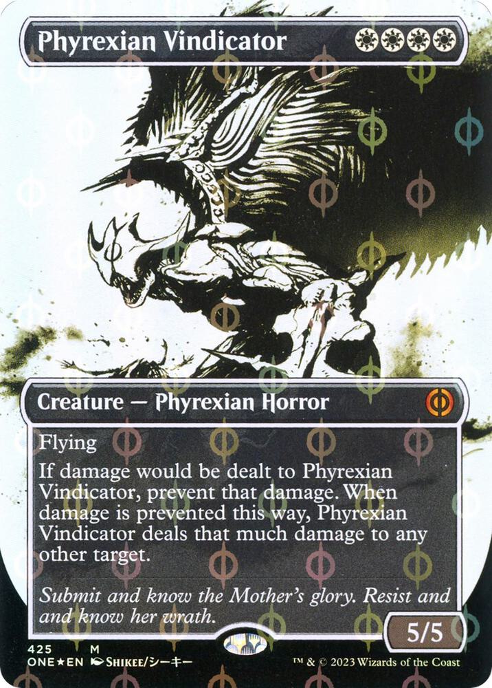 Phyrexian Vindicator Showcase Step and Compleat Foil (Phyrexia: All Will Be One)  - undefined