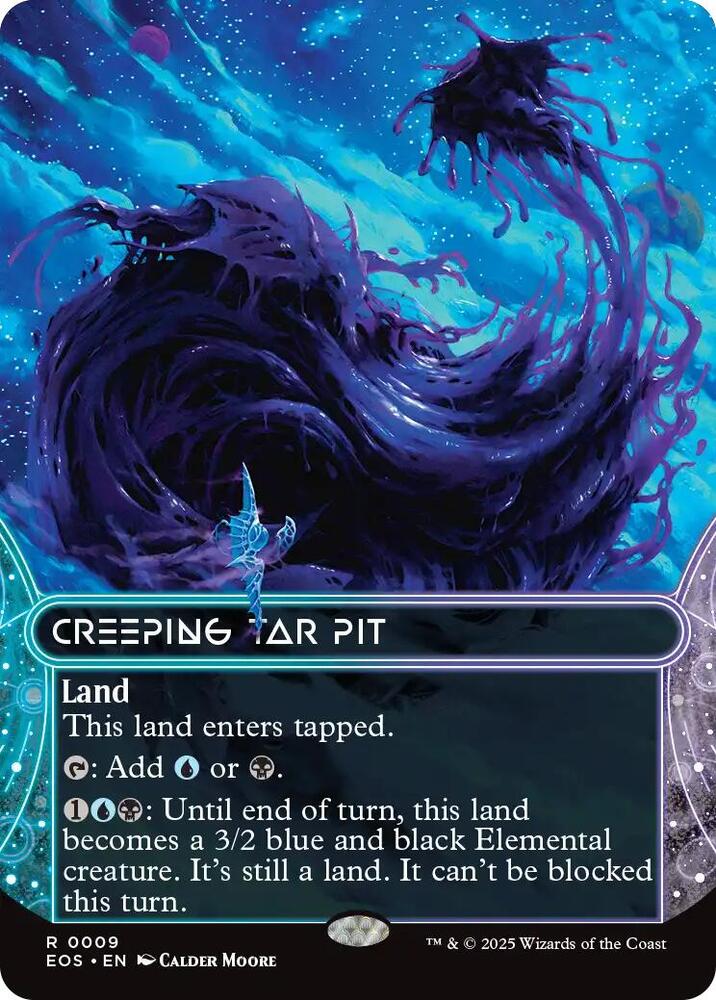 Creeping Tar Pit 0009 Borderless (Edge of Eternities: Stellar Sights)  - undefined