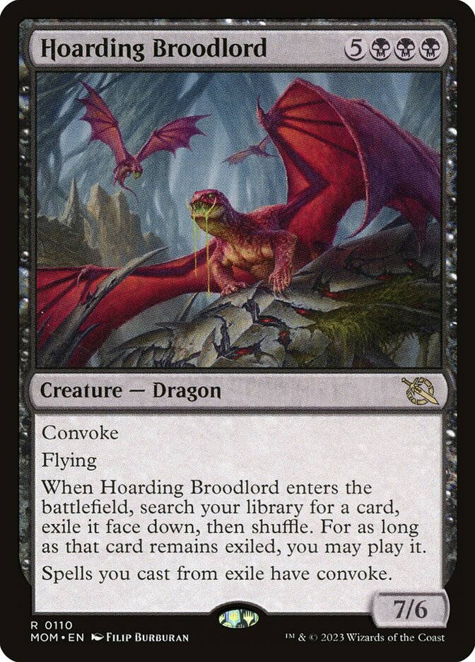 Hoarding Broodlord 110/291 (March of the Machine)  - Foil