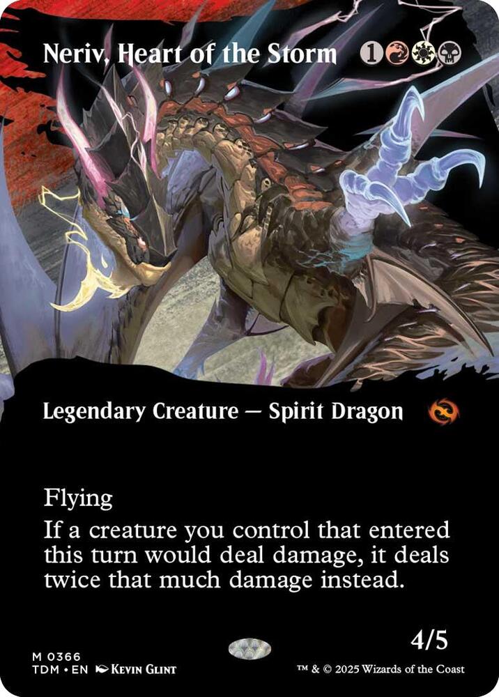 Neriv Heart of the Storm Borderless (Tarkir: Dragonstorm) 