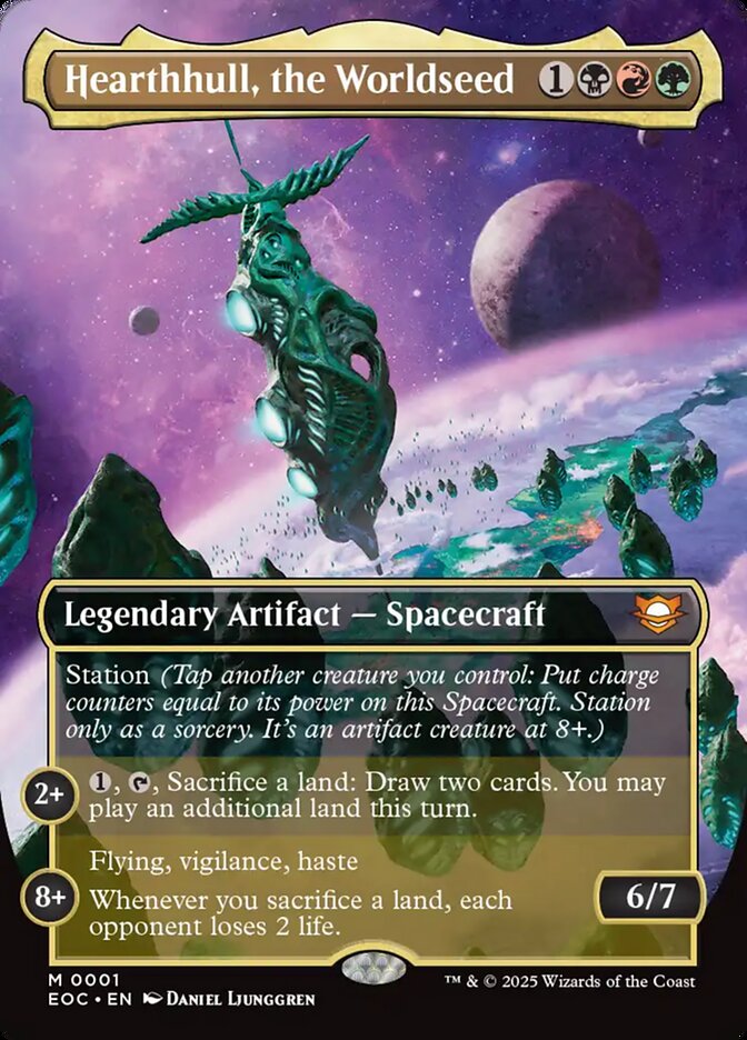 Hearthhull, the Worldseed 1 (Commander: Edge of Eternities)  - Borderless