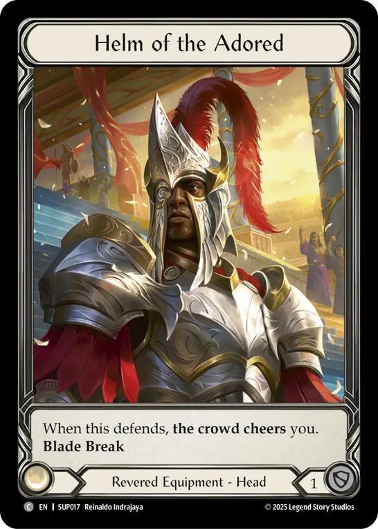 Helm of the Adored Extended Art (Super Slam)  - Cold Foil