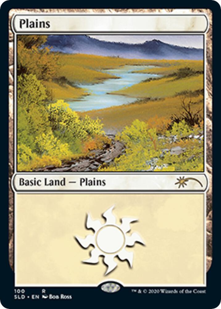 Plains 100 Bob Ross (Secret Lair Drop Series) 