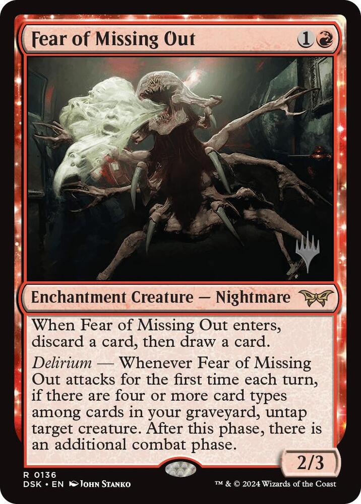 Fear of Missing Out (Promo Pack: Duskmourn: House of Horror) 