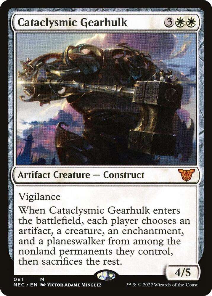 Cataclysmic Gearhulk (Commander: Kamigawa: Neon Dynasty) 