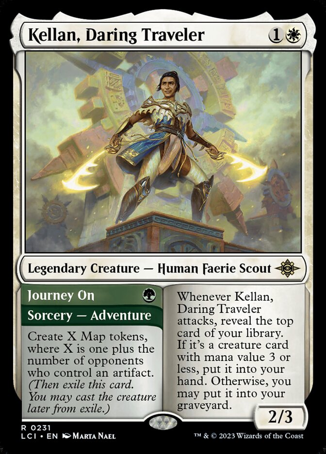 Kellan, Daring Traveler // Journey On (The Lost Caverns of Ixalan) 