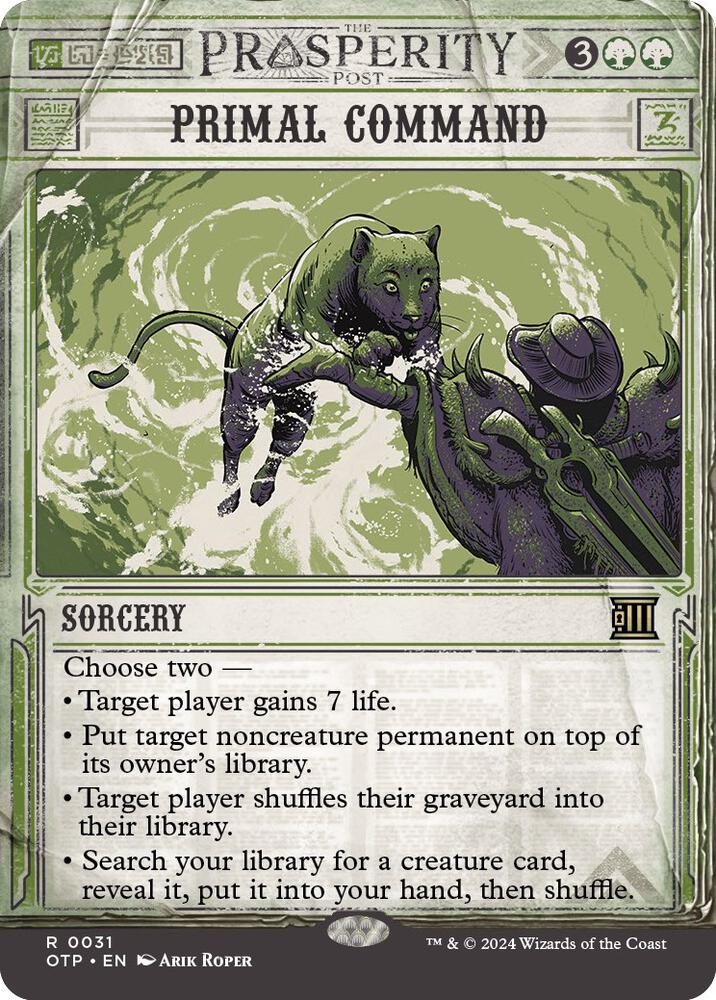 Primal Command (Outlaws of Thunder Junction: Breaking News)  - undefined