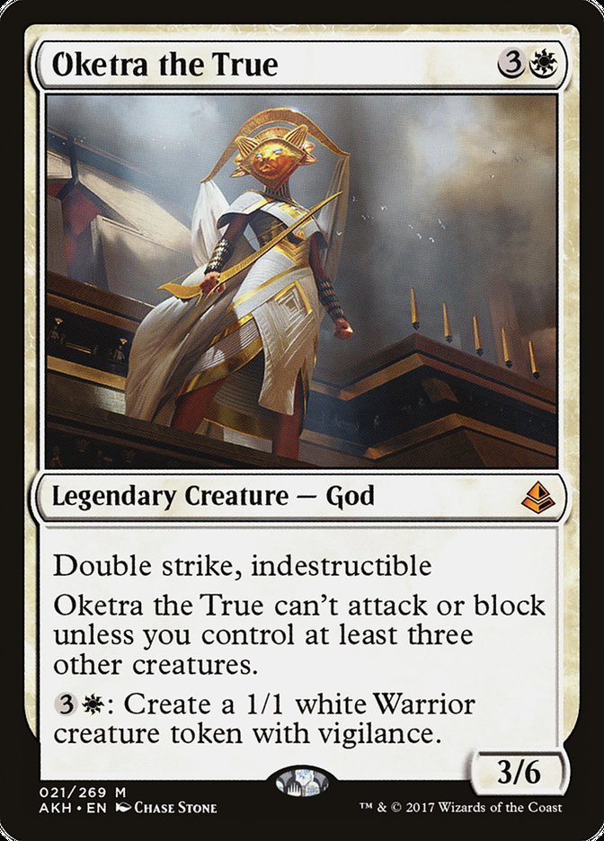 Oketra the True 21 (Amonkhet)  - Foil