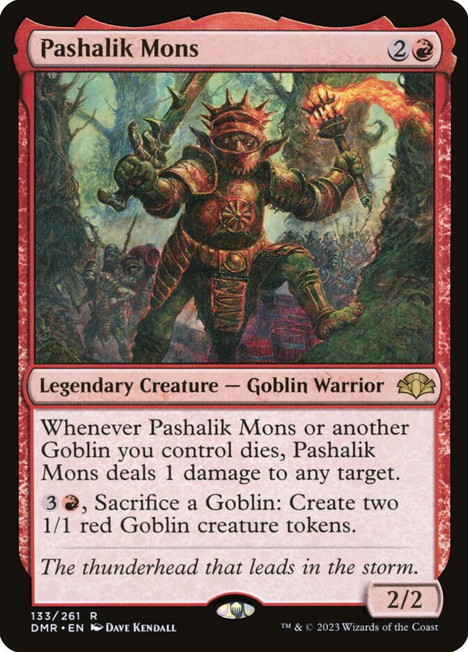 Pashalik Mons 133 (Dominaria Remastered)  - Foil