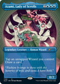 Azami Lady of Scrolls Borderless 1106 (Secret Lair Drop Series)  - Foil