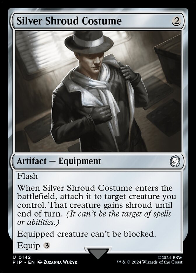 Silver Shroud Costume (Universes Beyond: Fallout) 