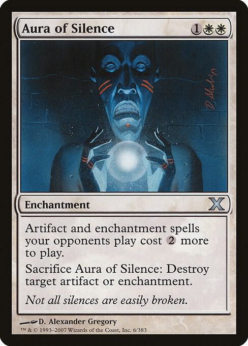 Aura of Silence 6/383 (10th Edition)  - Foil