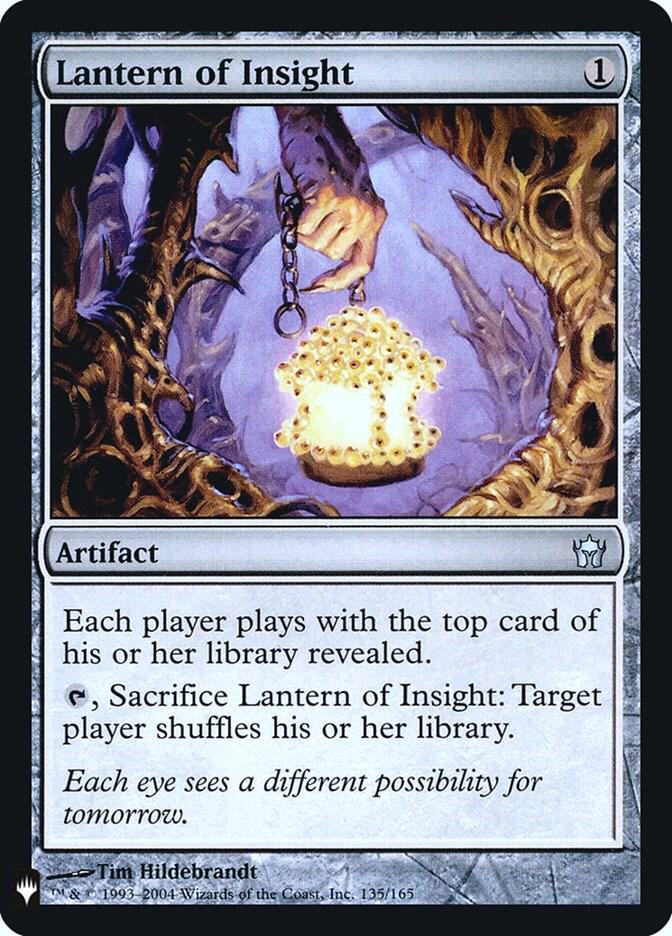 Lantern of Insight 135 (The List Reprints)  - Foil