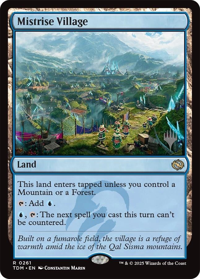 Mistrise Village 261 (Promo Pack: Tarkir: Dragonstorm) 