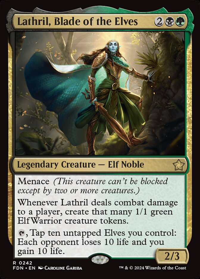 Lathril, Blade of the Elves 242/291 (Foundations) 