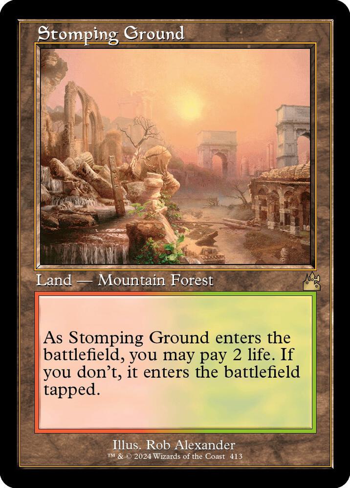 Stomping Ground 413 (Ravnica Remastered) 