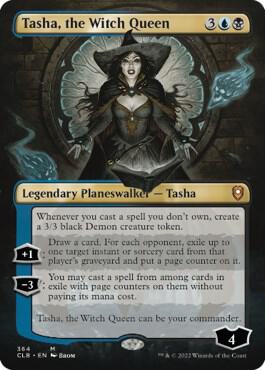 Tasha the Witch Queen Borderless 364 (Commander Legends: Battle for Baldur's Gate) 