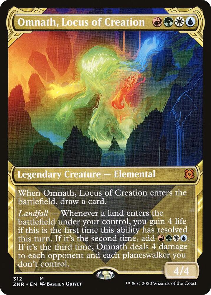 Omnath Locus of Creation Showcase (Zendikar Rising)  - undefined