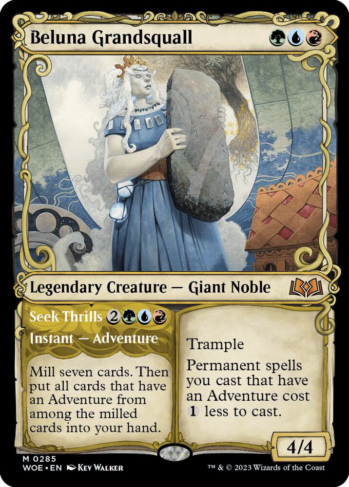 Beluna Grandsquall Showcase (Wilds of Eldraine) 