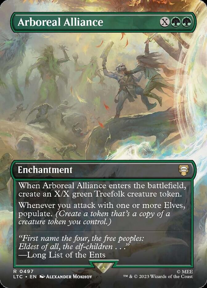 Arboreal Alliance 497/347 (Commander: The Lord of the Rings: Tales of Middle-earth)  - Borderless
