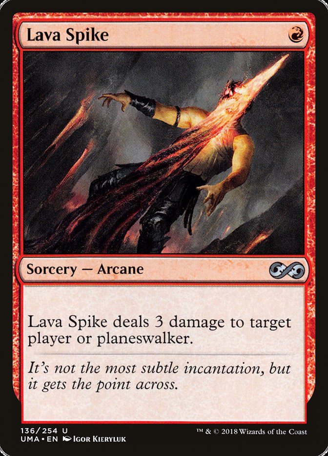 Lava Spike 136/254 (Ultimate Masters)  - Foil