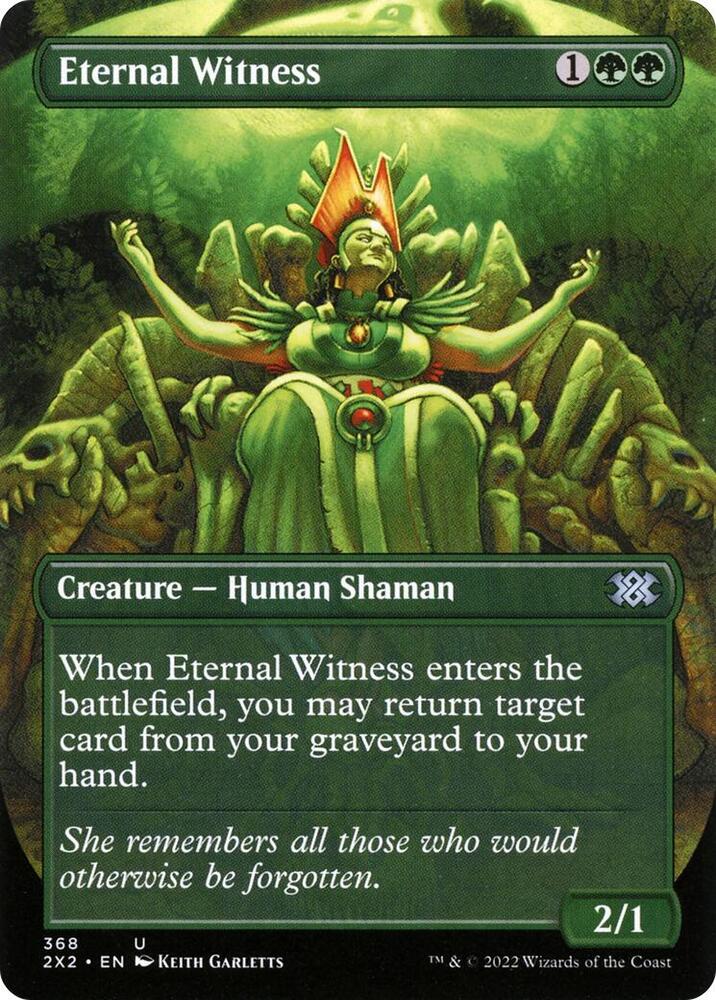 Eternal Witness Borderless 368/331 (Double Masters 2022) 
