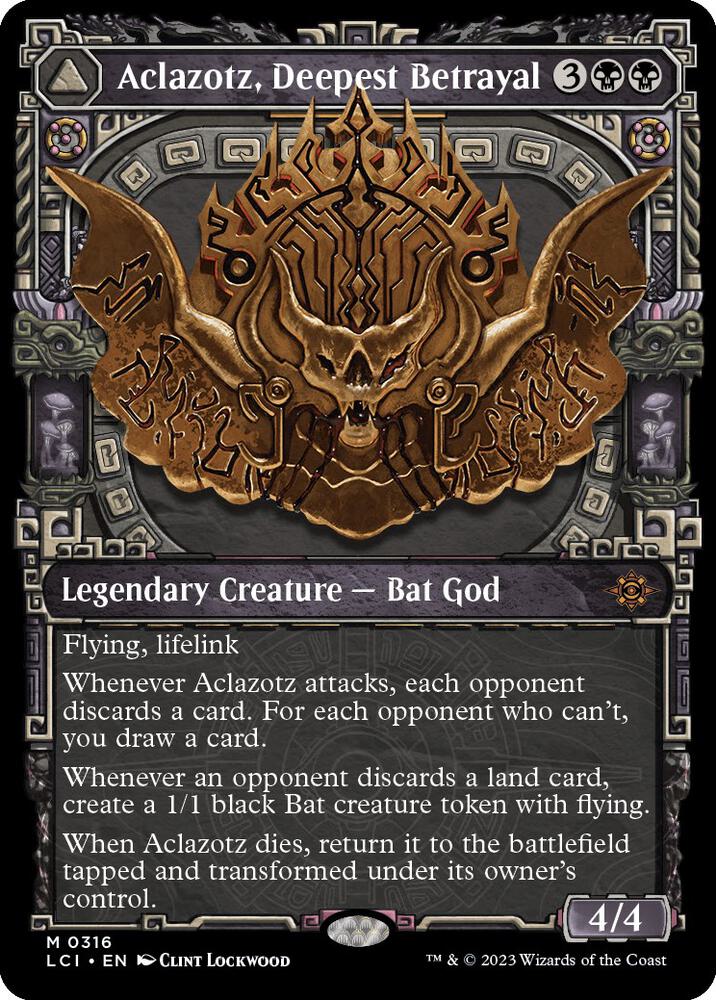 Aclazotz, Deepest Betrayal // Temple of the Dead 316 (The Lost Caverns of Ixalan) 
