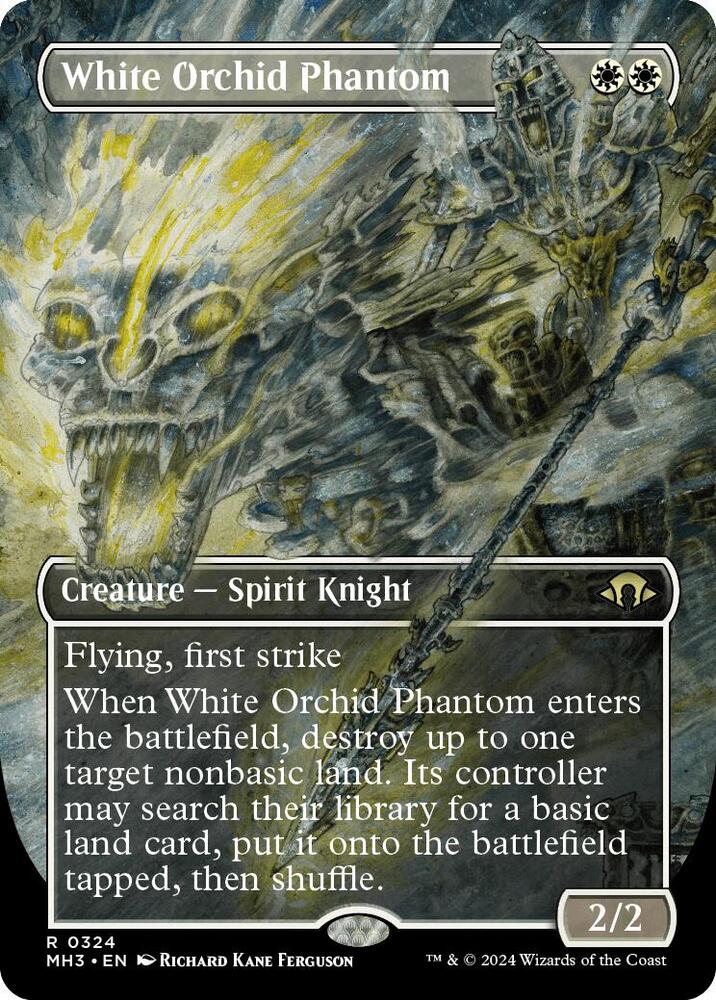 White Orchid Phantom 324 (Modern Horizons 3)  - Borderless