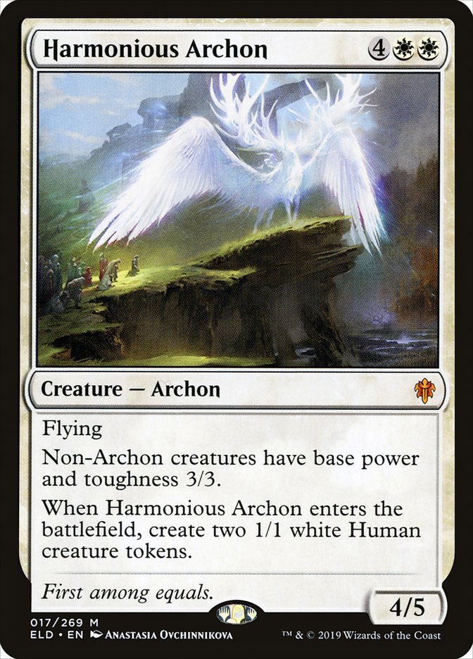 Harmonious Archon (Throne of Eldraine) 