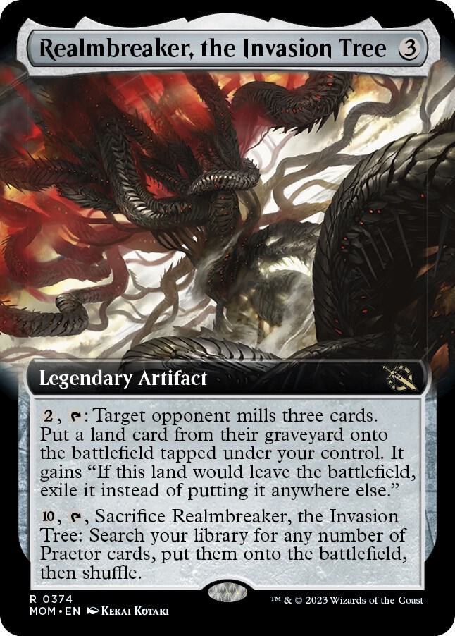 Realmbreaker the Invasion Tree Extended Art (March of the Machine) 