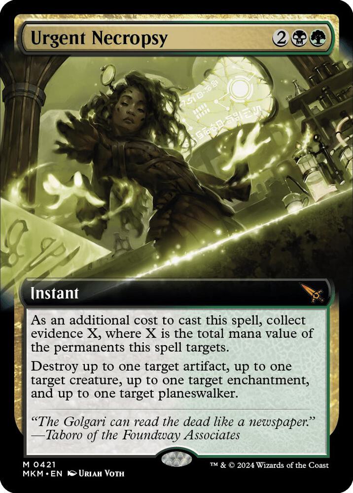 Urgent Necropsy Extended Art (Murders at Karlov Manor) 
