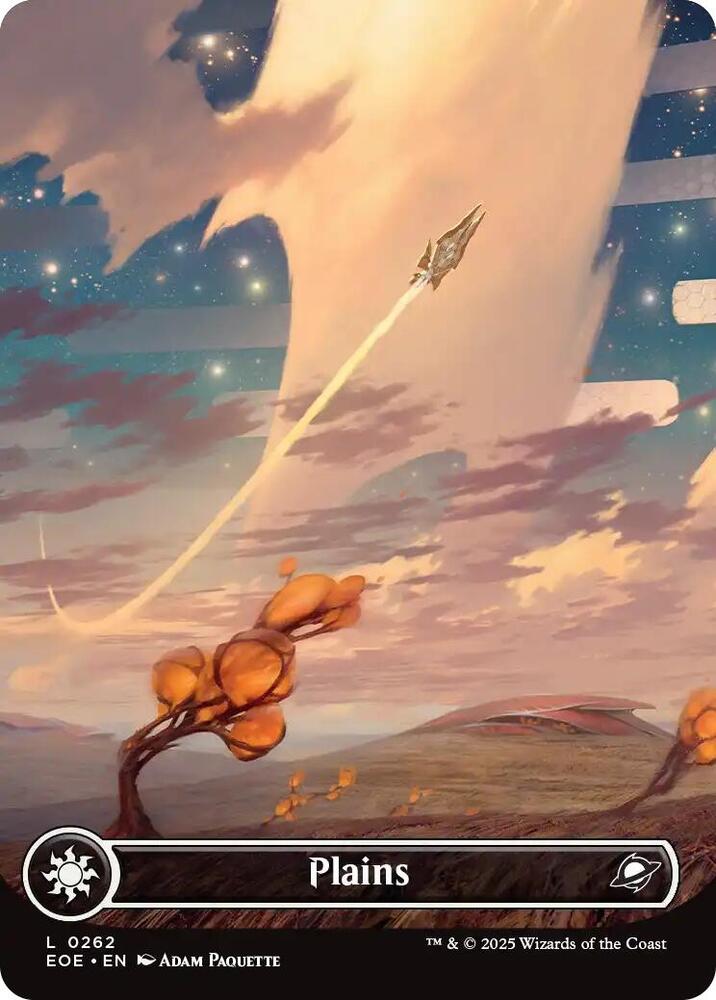 Plains 262 (Edge of Eternities)  - Full Art Foil