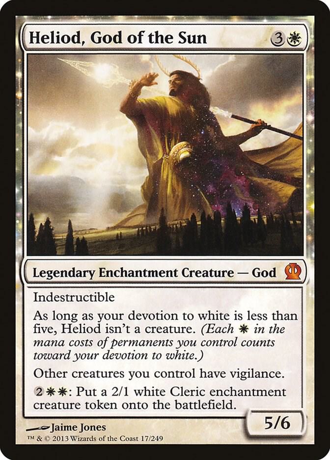 Heliod, God of the Sun 17 (Theros)  - Foil
