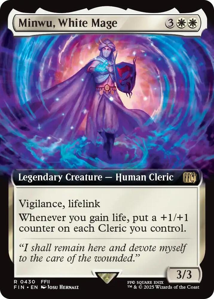 Minwu White Mage Extended Art (FINAL FANTASY) 
