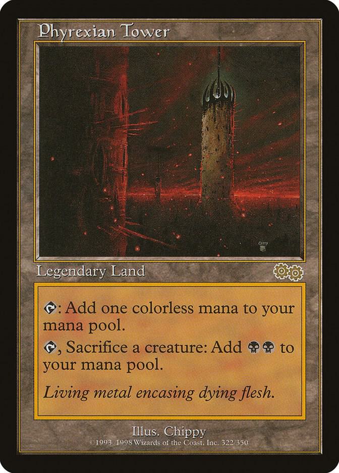 Phyrexian Tower 322/350 (Urza's Saga) 